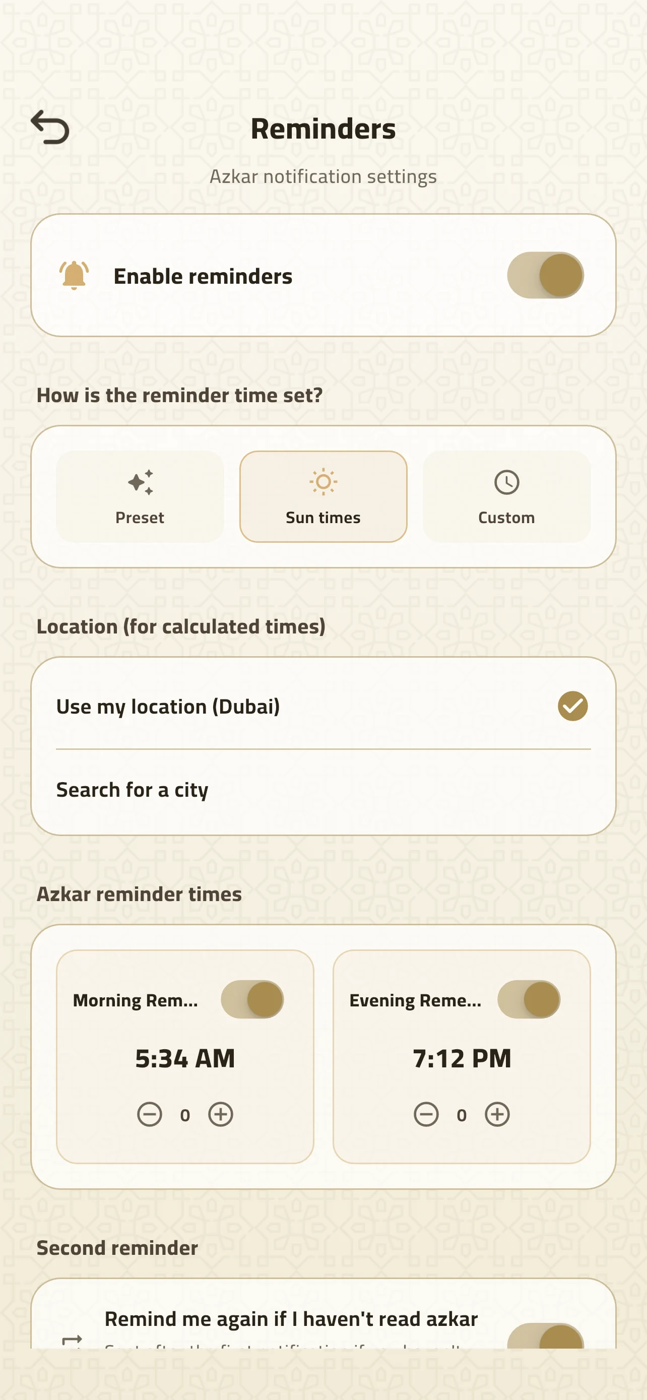 Adhkar - Morning & Evening screenshot
